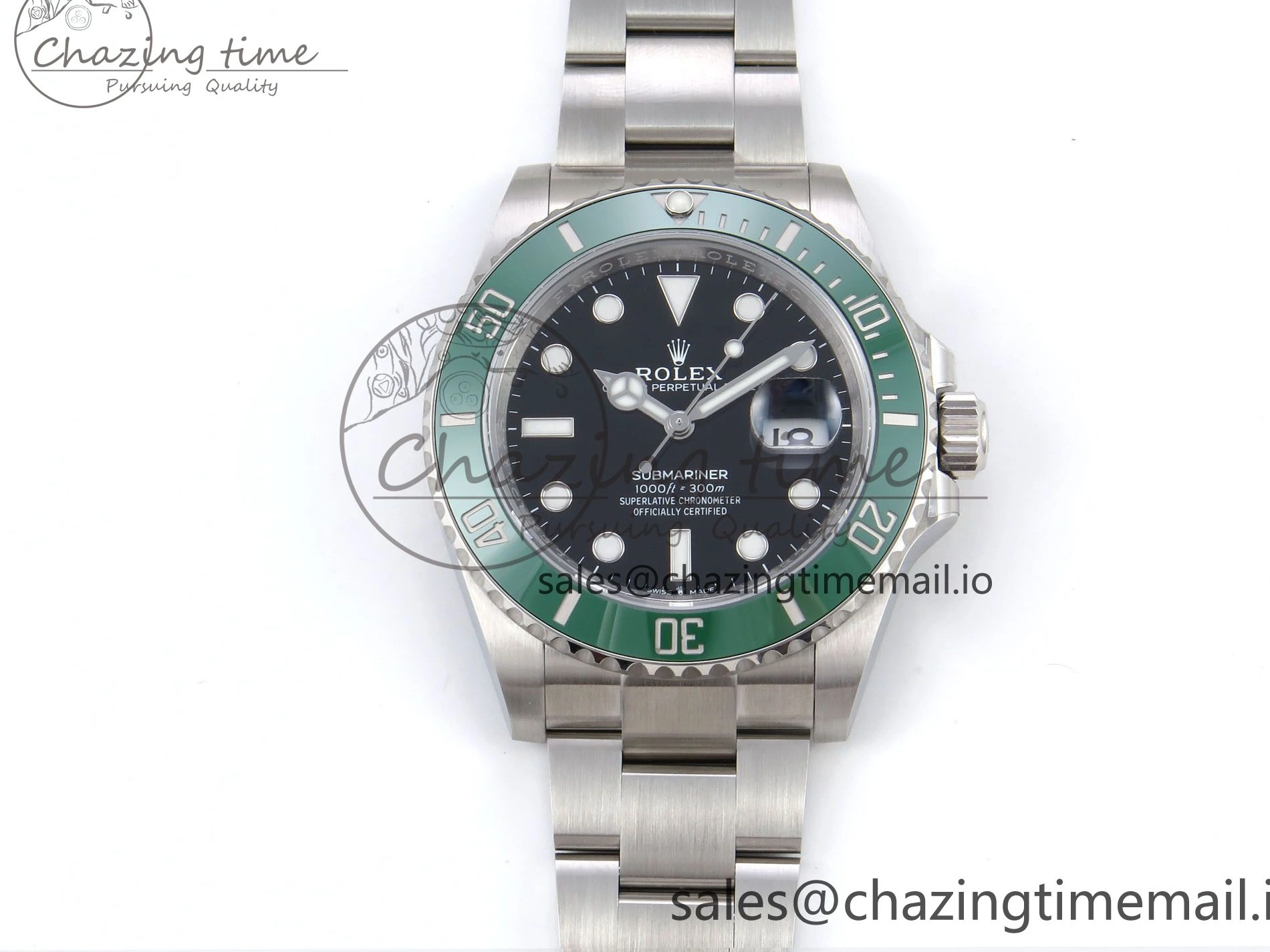 MiroTime 0509 Submariner 126610 LV HGF 1:1 Best Edition Green Bezel Black Dial on SS Bracelet SH3235 V OdorResistant 1265